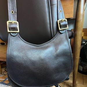 Coach Vintage Large Saddle NYC Shoulder Bag